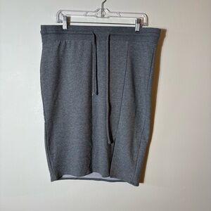 Torrid Charcoal Gray Knit Midi Skirt‎ Size 1